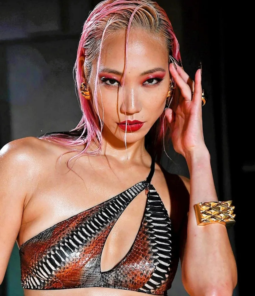 Soo Joo headshots and mask