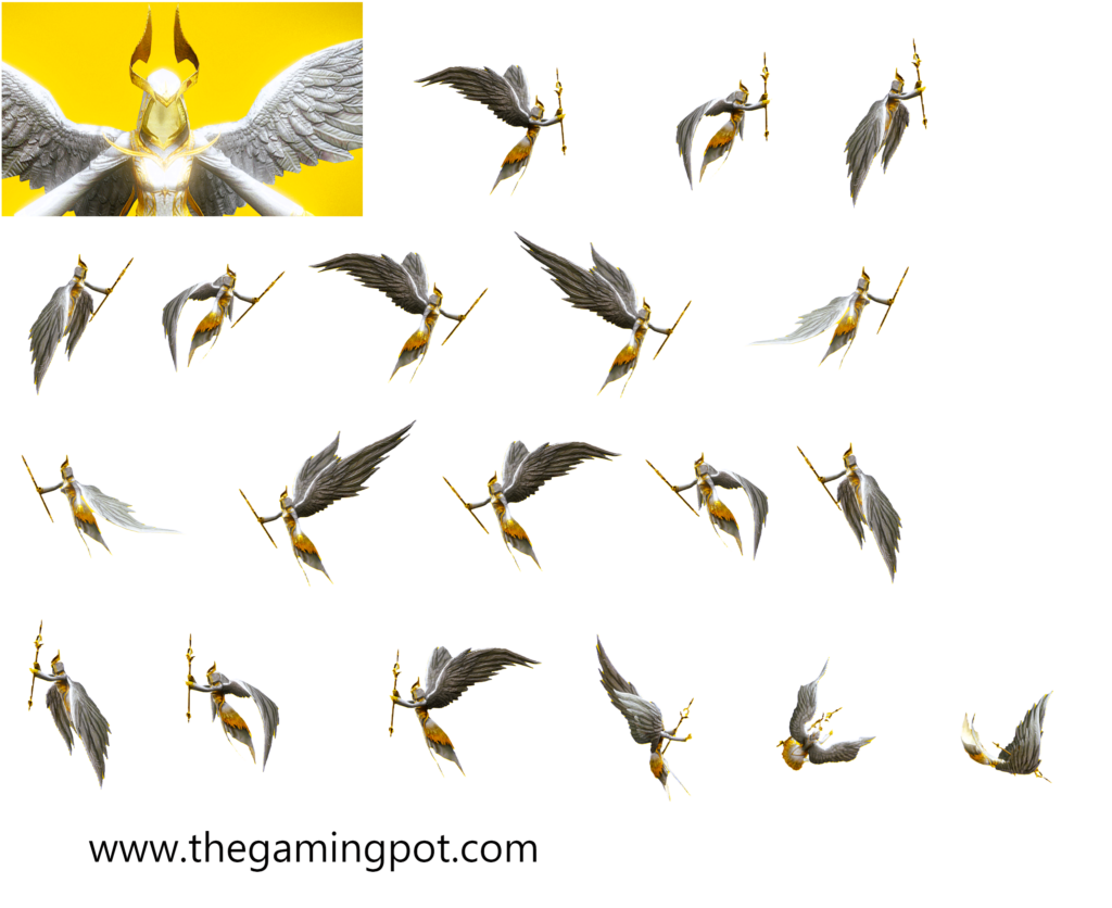 Angel sprite sheet