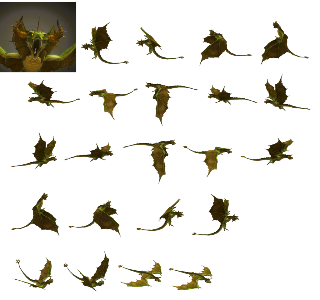 8 directional character sprites