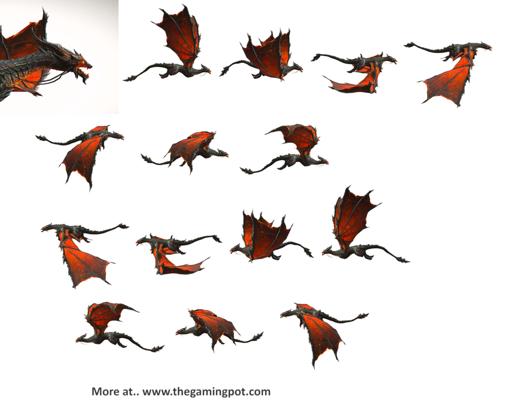 Magma Dragon character sheet HD