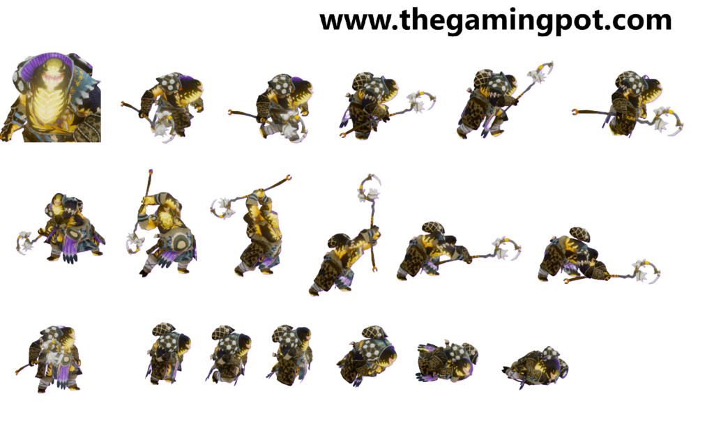 Gator raid shadow character sprites