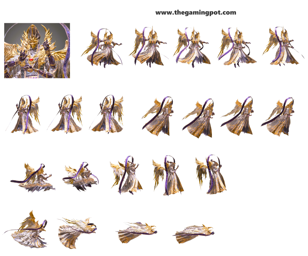 Infinian Lineage Series 3D character sprites