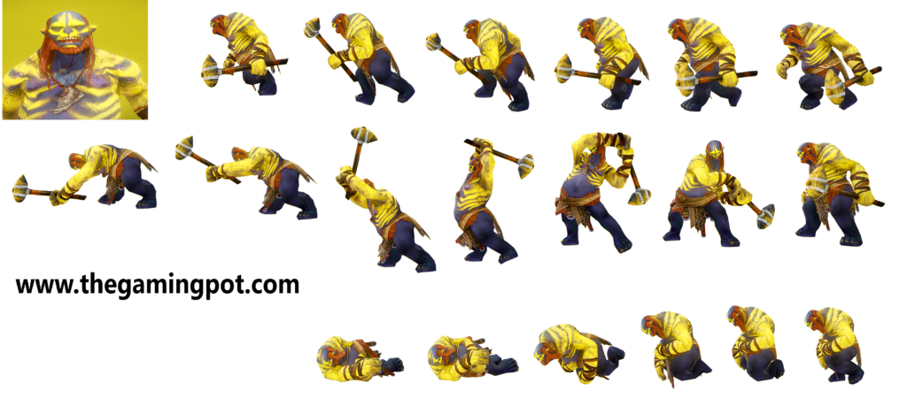 Maneater ogryn raid shadow legends character sprite sheet