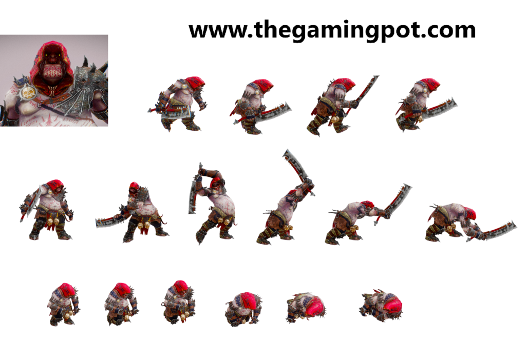 Occult brawler raid character sprites