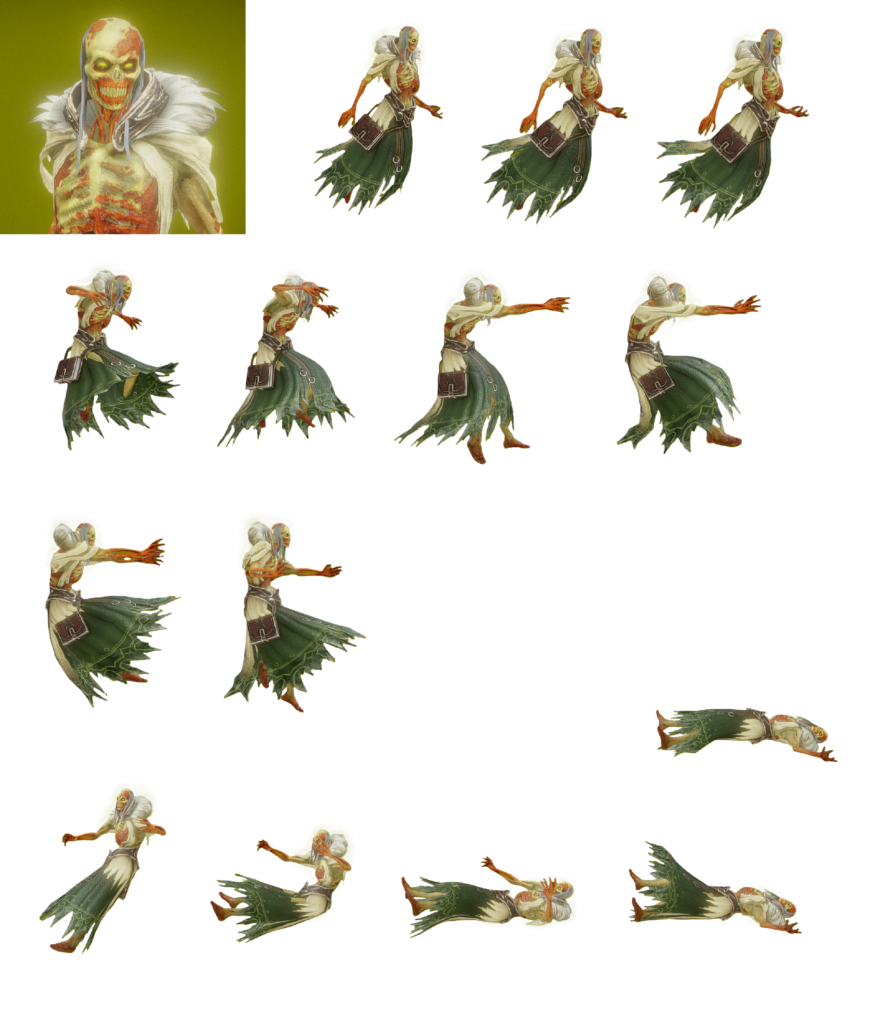 Skull Mage sprites