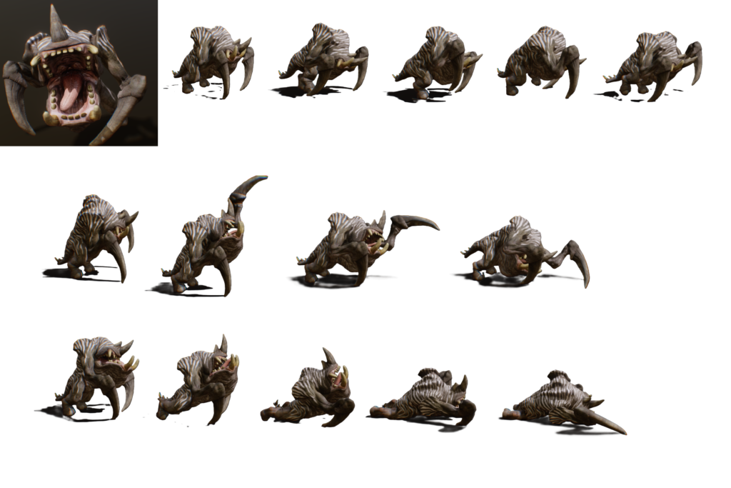 slasher comic character sprite