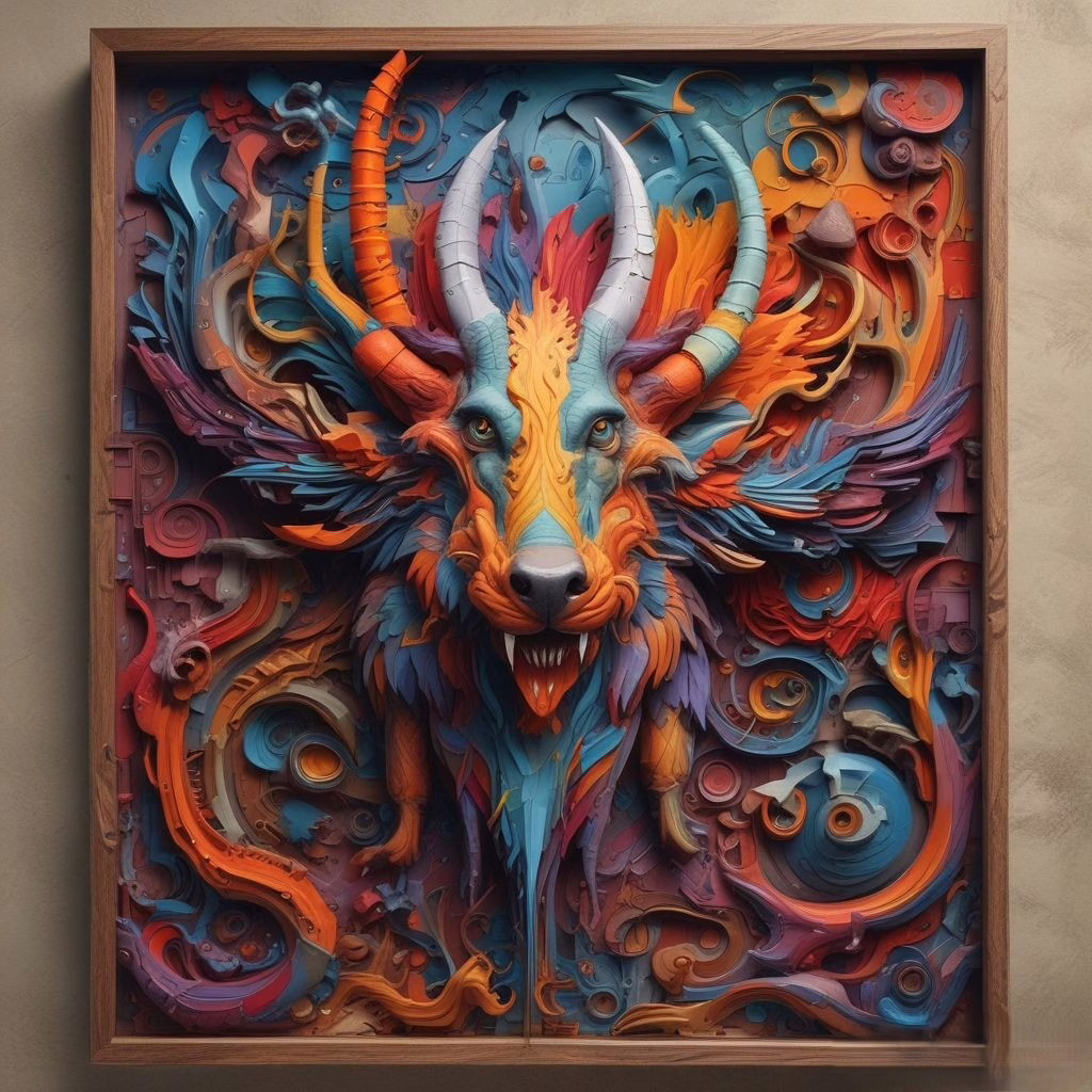 3d Art On The Wall 105