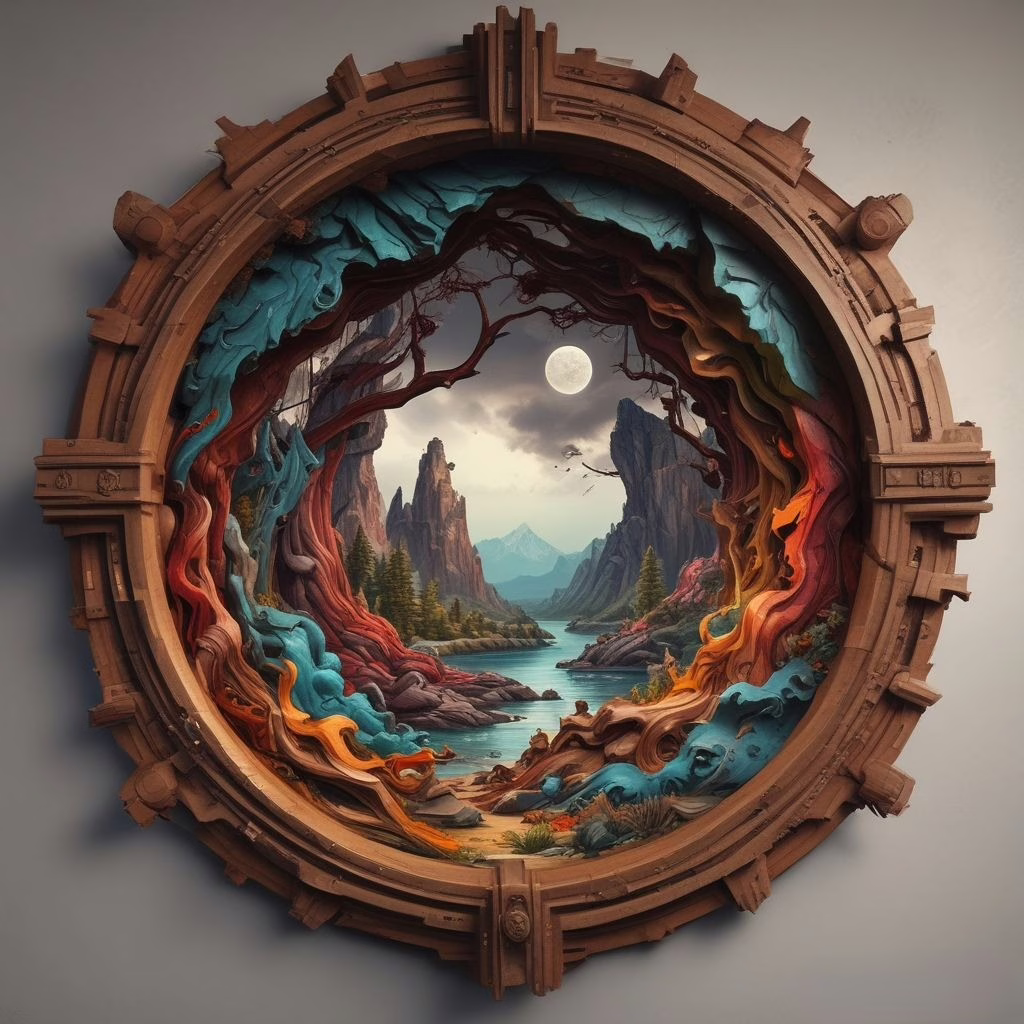 3d Art On The Wall 108