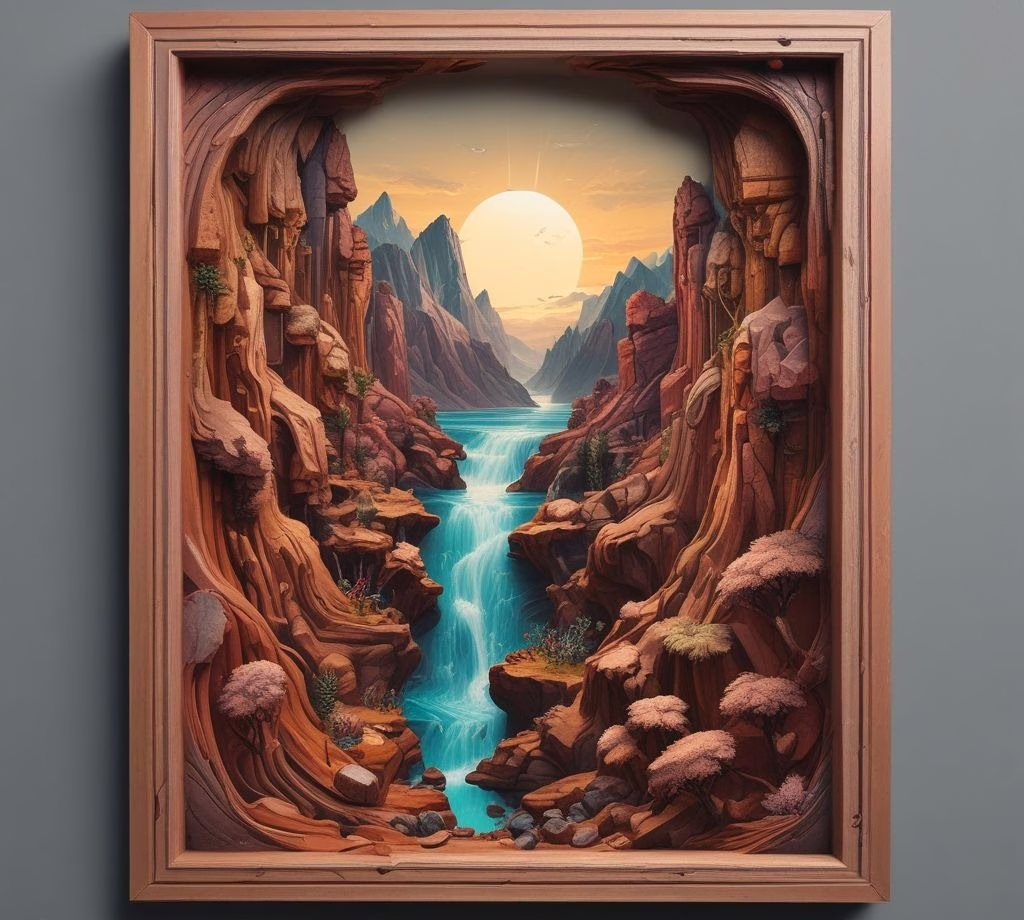 3d Art On The Wall 120