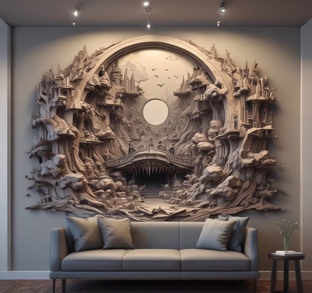 3d Art On The Wall 124
