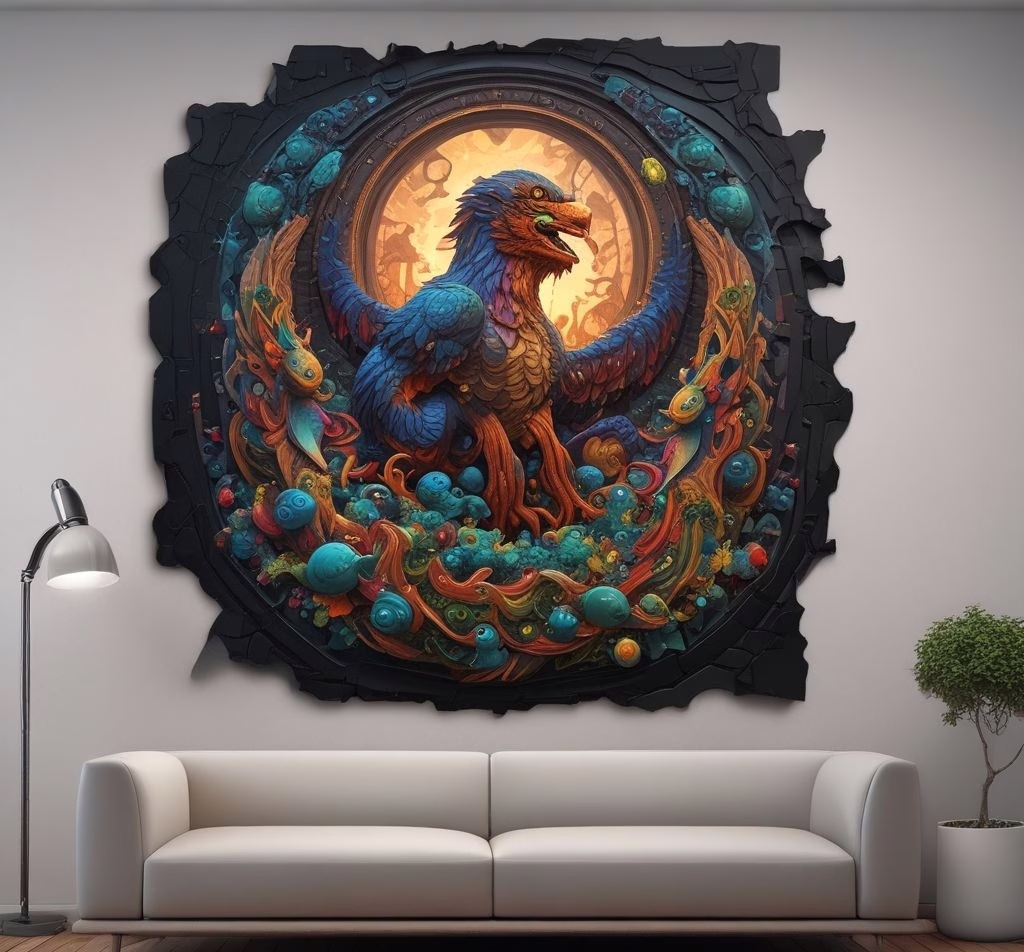3d Art On The Wall 129