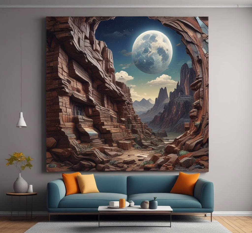 3d Art On The Wall 143