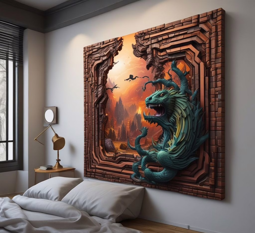 3d Art On The Wall 144
