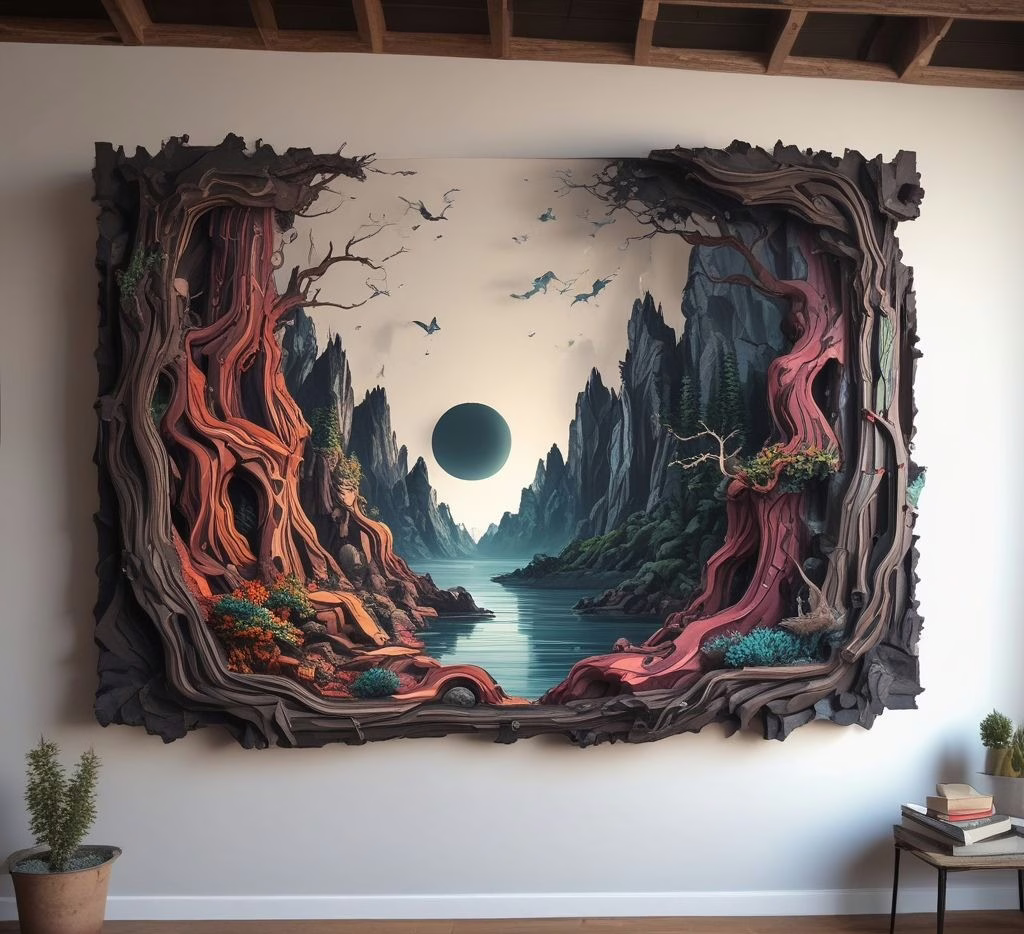 3d Art On The Wall 146