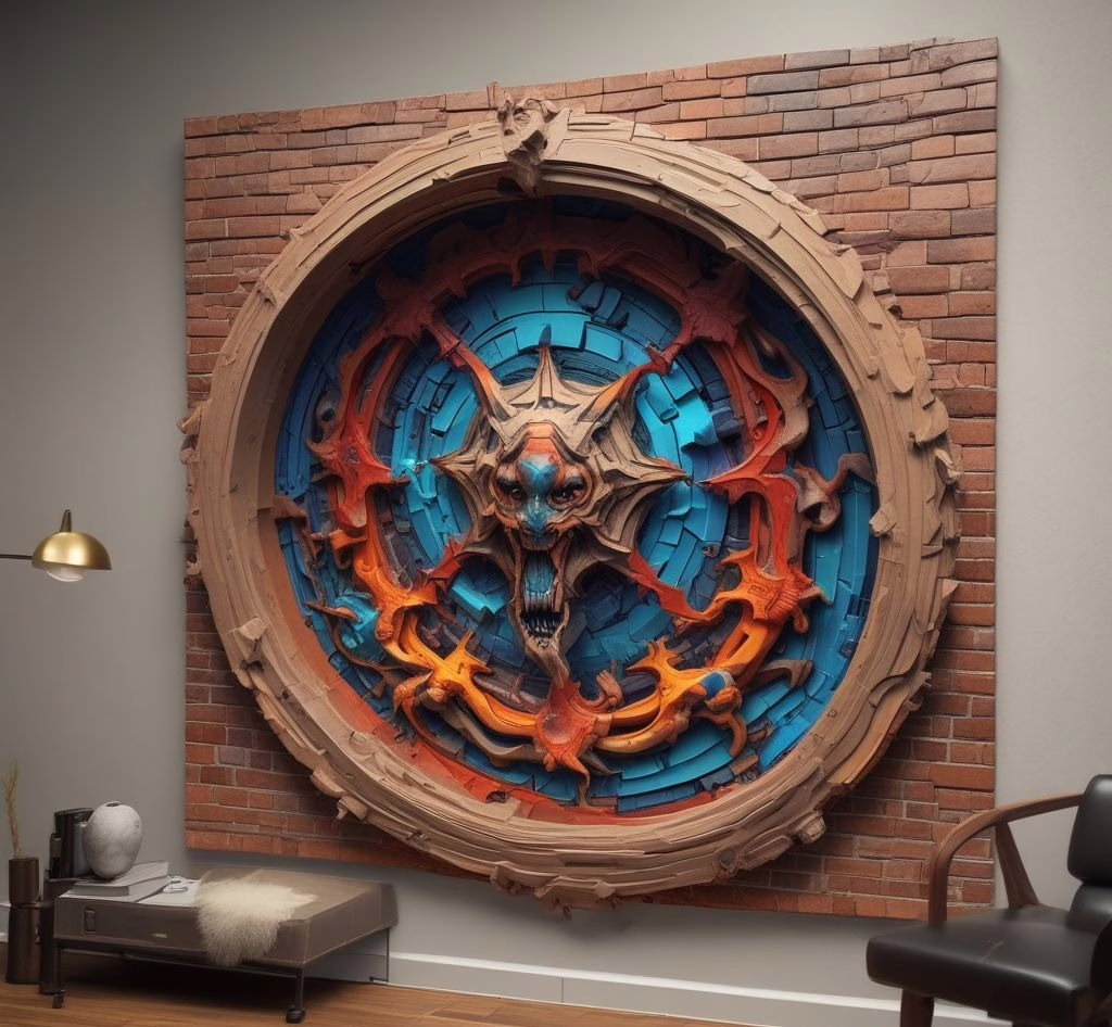 3d Art On The Wall 15
