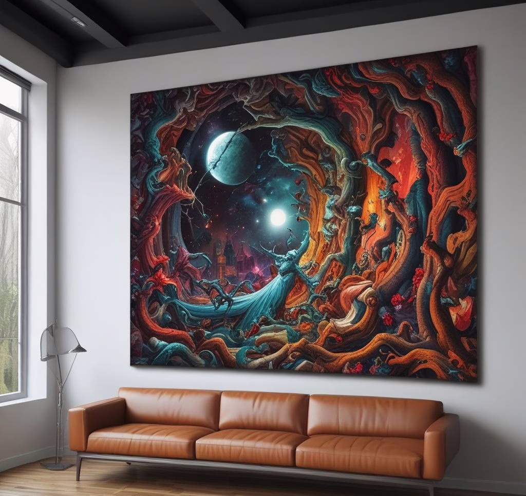 3d Art On The Wall 150
