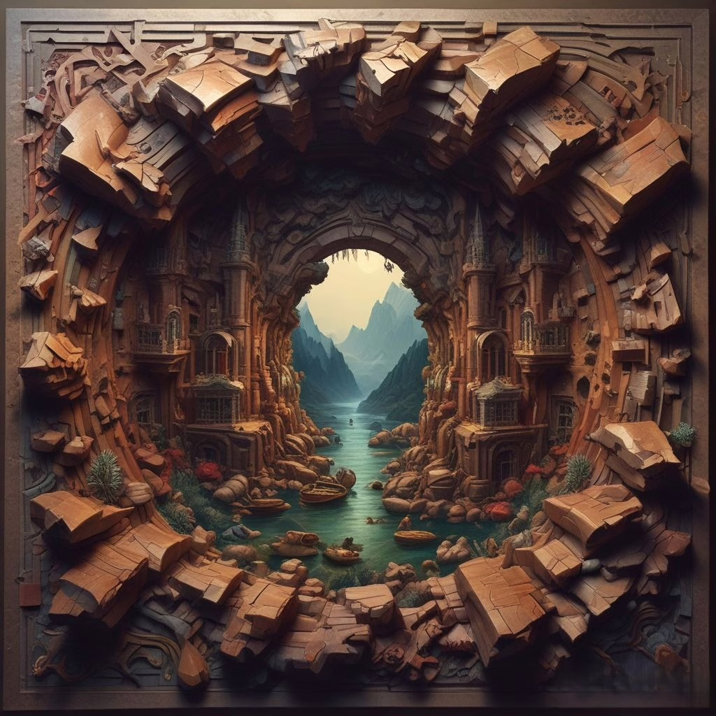 3d Art On The Wall 158