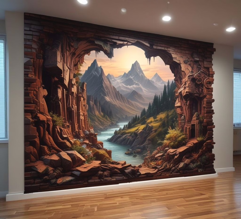 3d Art On The Wall 163