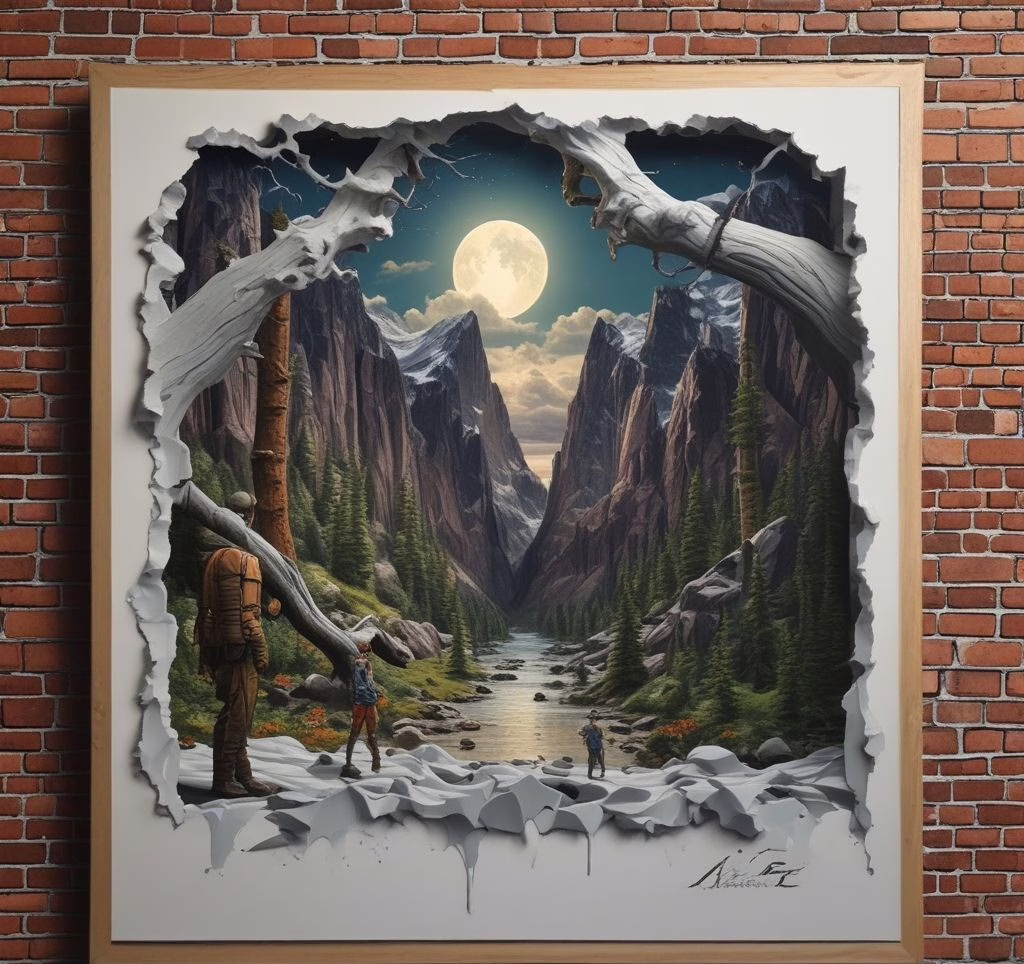 3d Art On The Wall 174