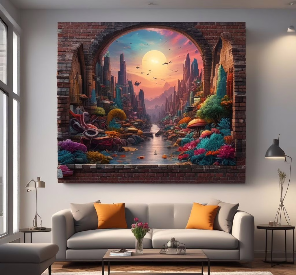 3d Art On The Wall 182