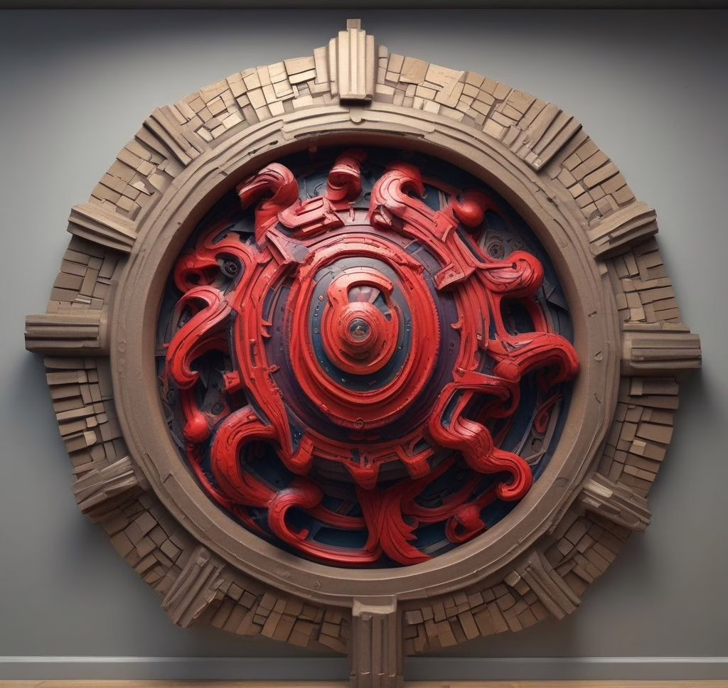 3d art on the wall