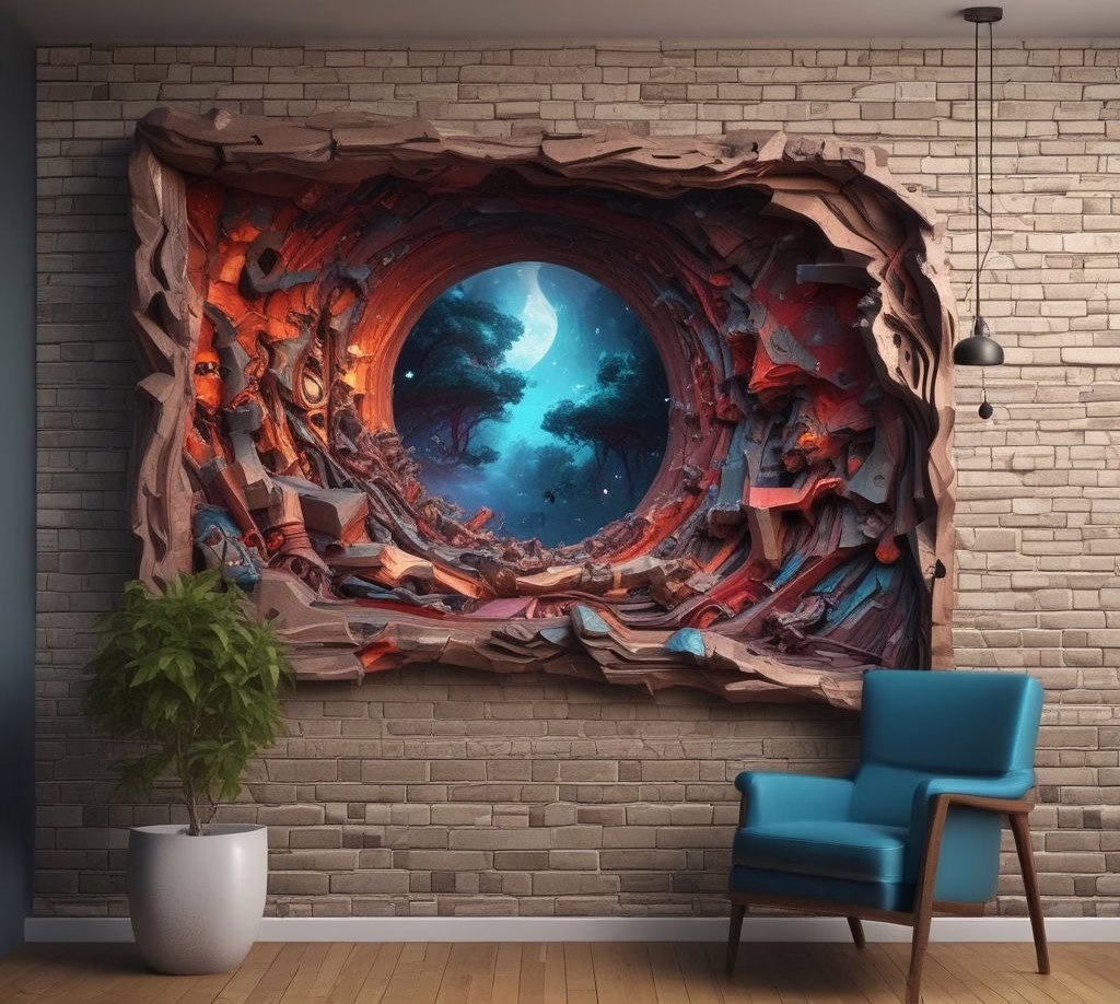3d Art On The Wall 209