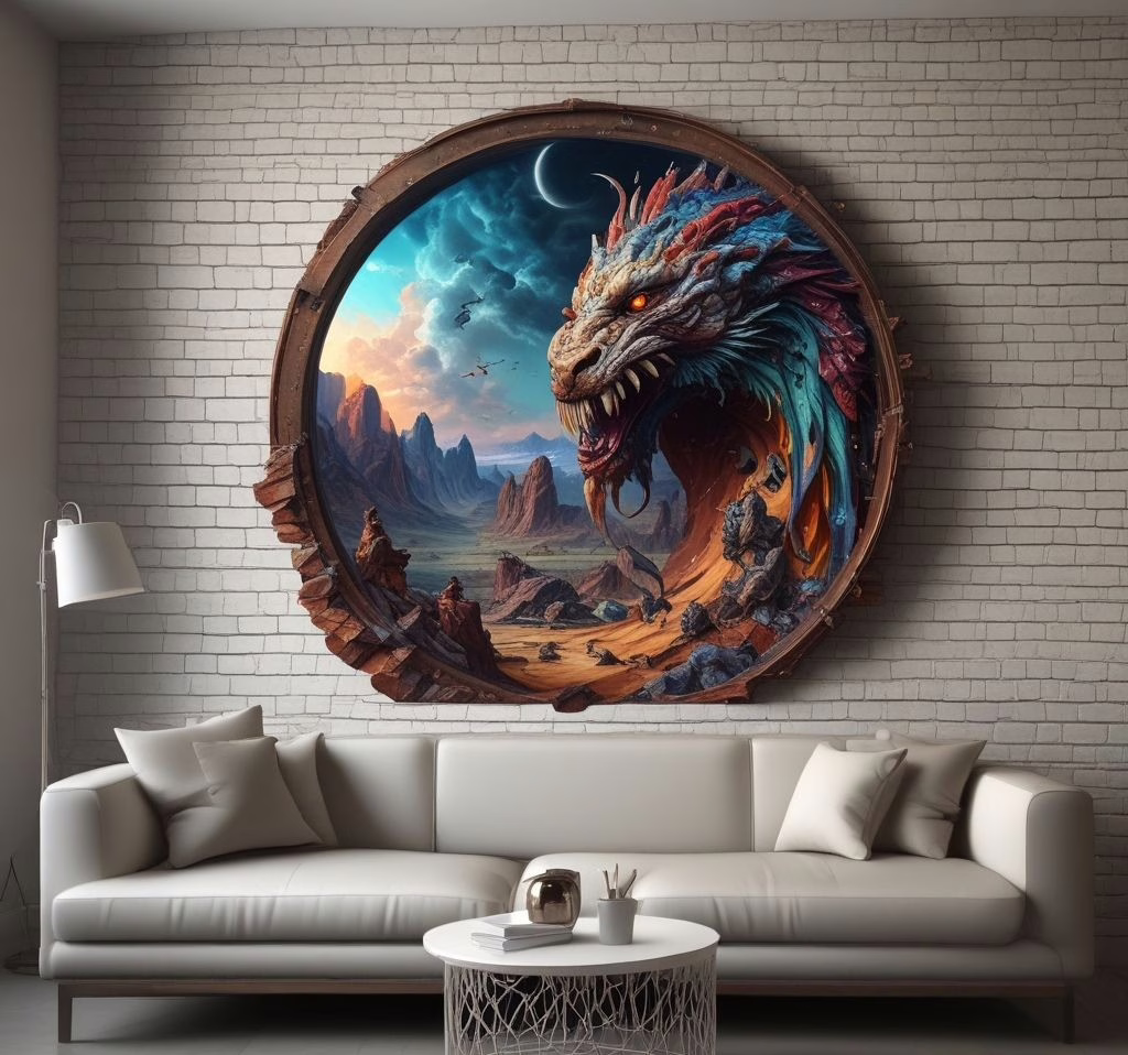 3d Art On The Wall 213
