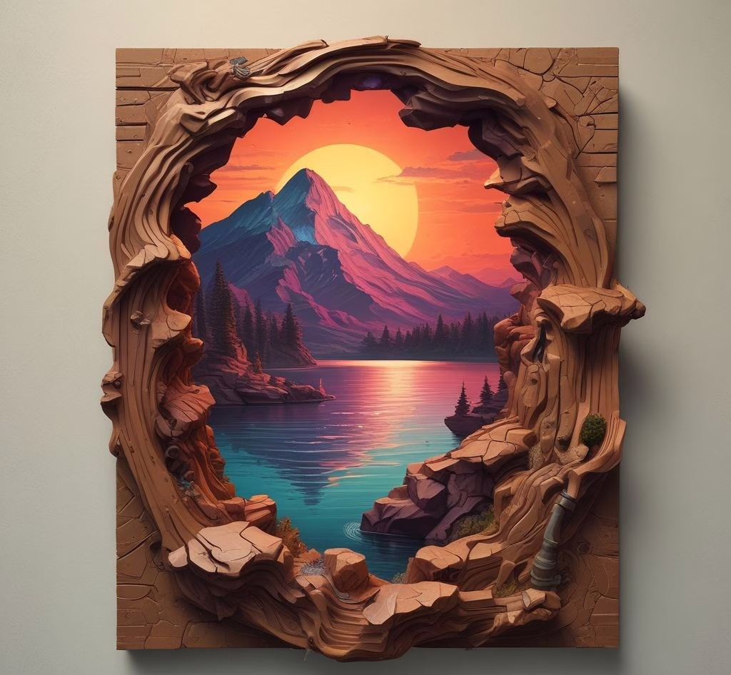 3d Art On The Wall 215