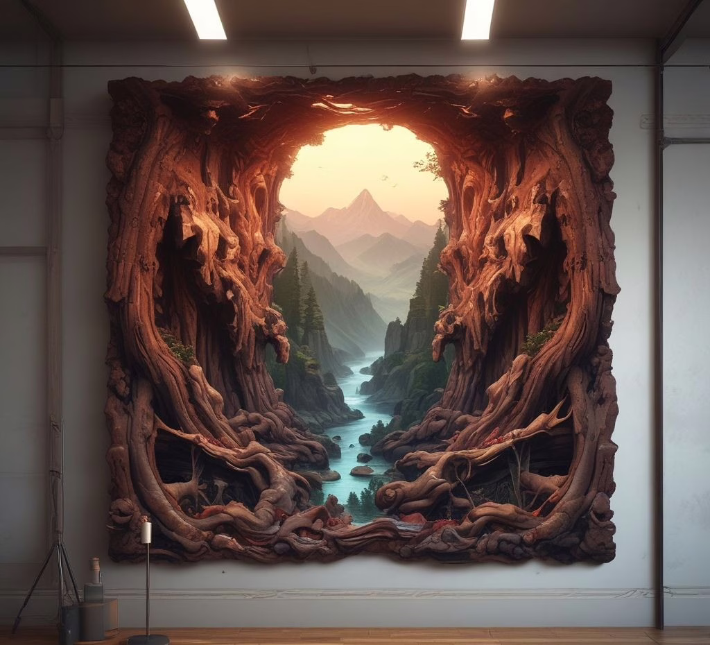 3d Art On The Wall 234