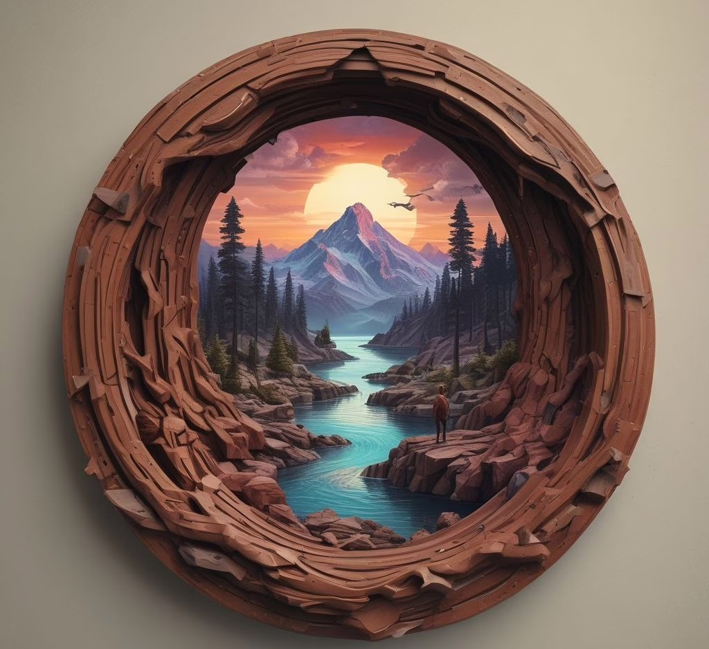 3d Art On The Wall 237