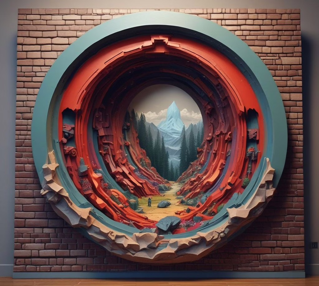 3d Art On The Wall 238
