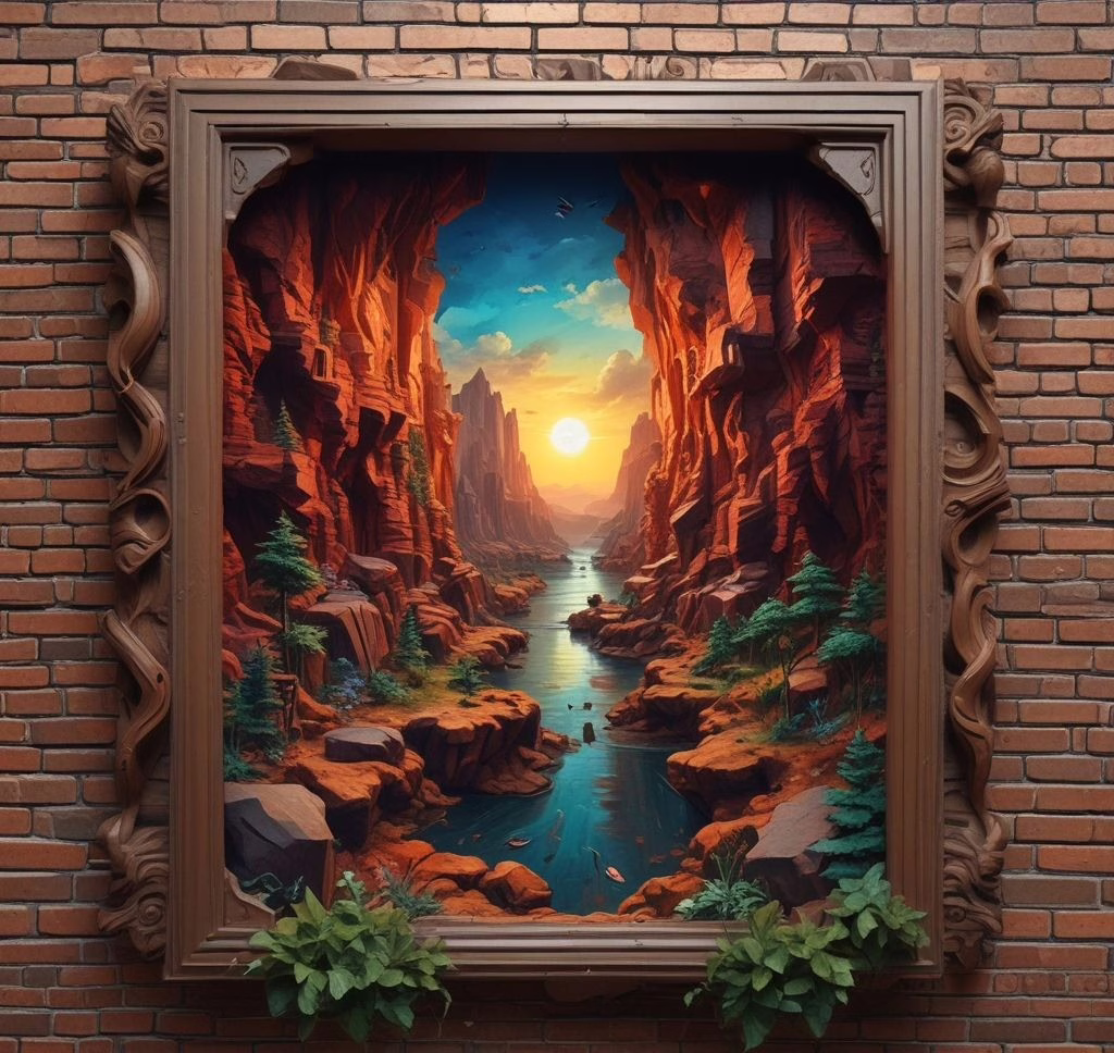 3d Art On The Wall 239