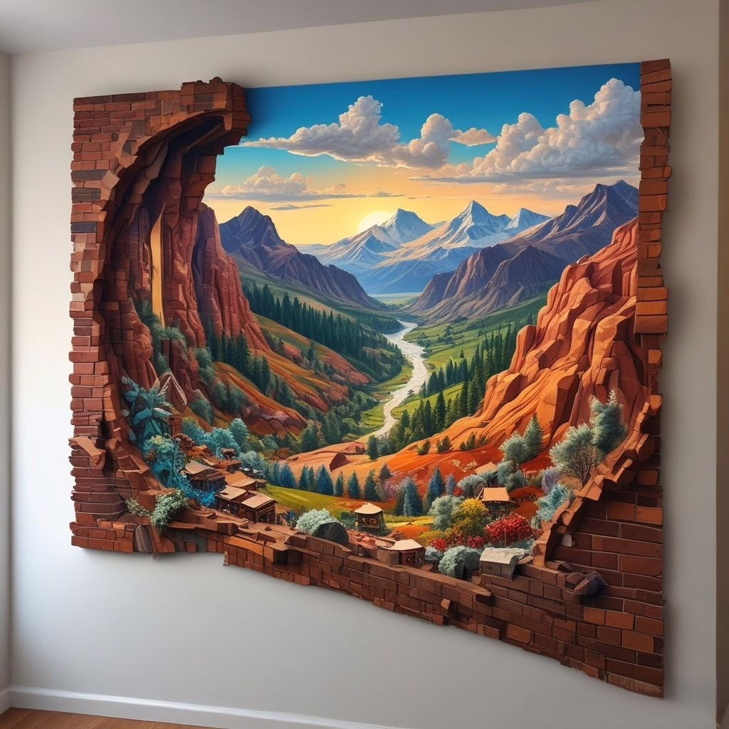 3d Art On The Wall 250