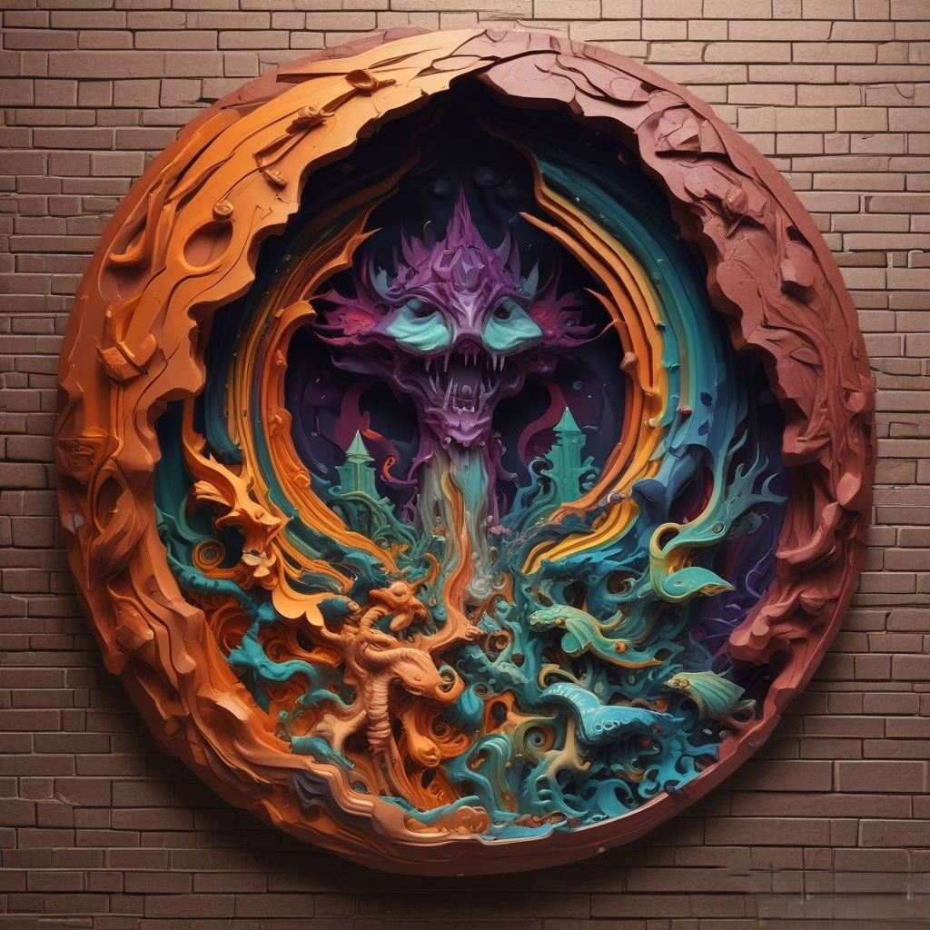 3d Art On The Wall 259