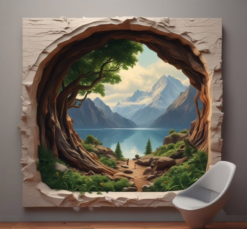 3d Art On The Wall 266