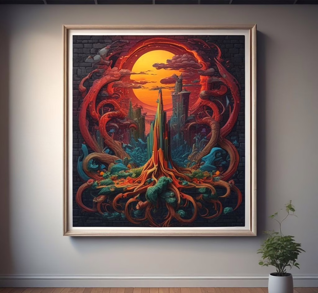 3d Art On The Wall 268