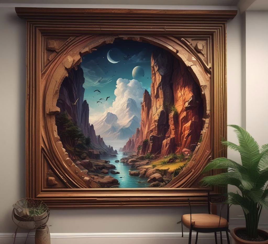 3d Art On The Wall 272