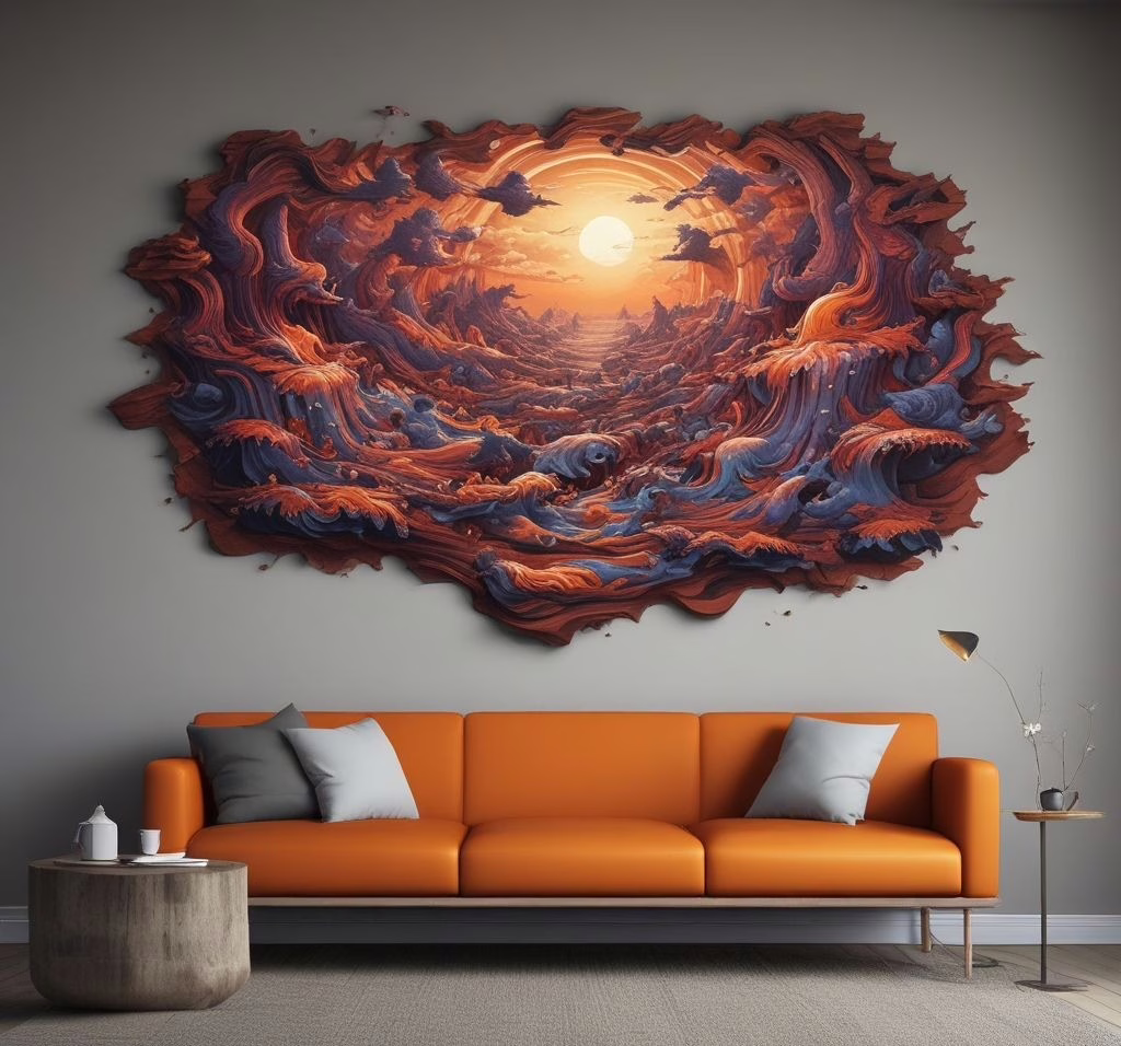 3d Art On The Wall 274