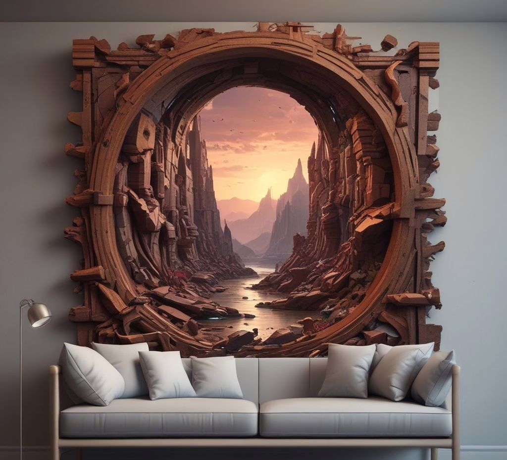 3d Art On The Wall 282