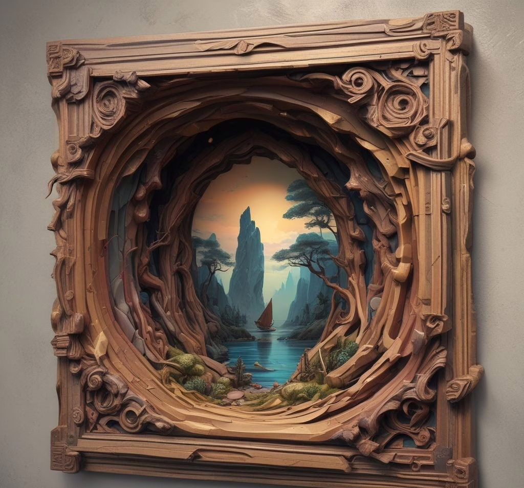 3d Art On The Wall 285