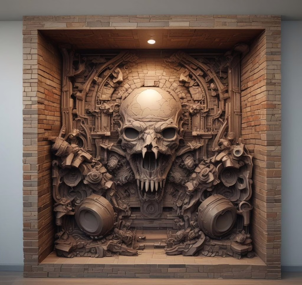 3d Art On The Wall 298