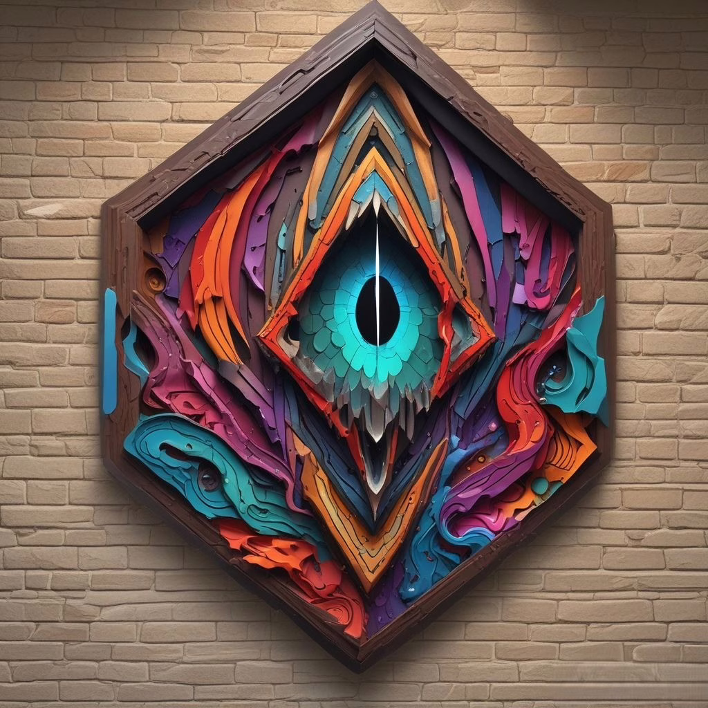 3d Art On The Wall 33