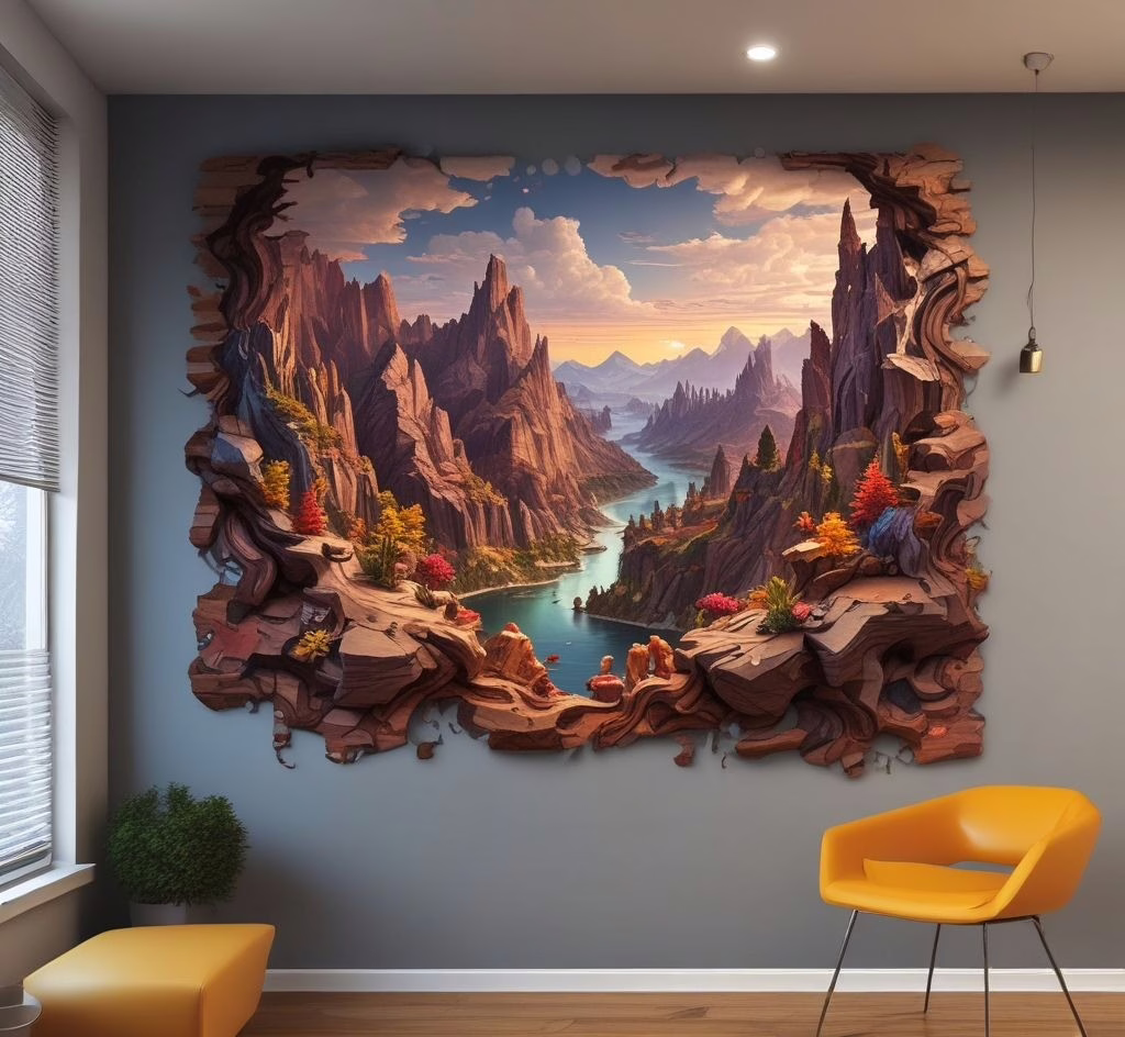 3d Art On The Wall 52
