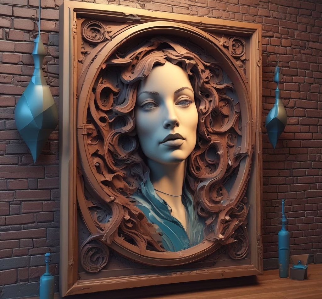 3d Art On The Wall 55