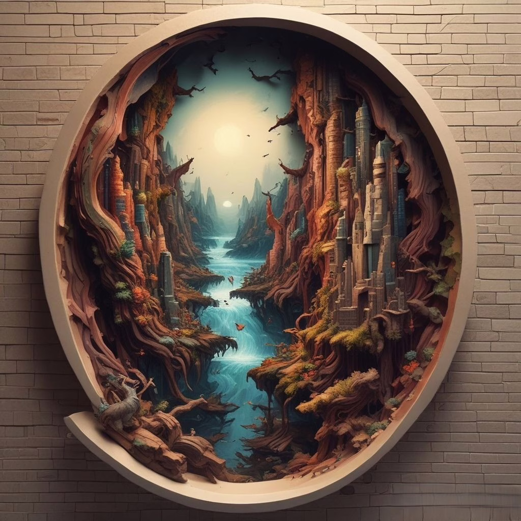 3d Art On The Wall 6