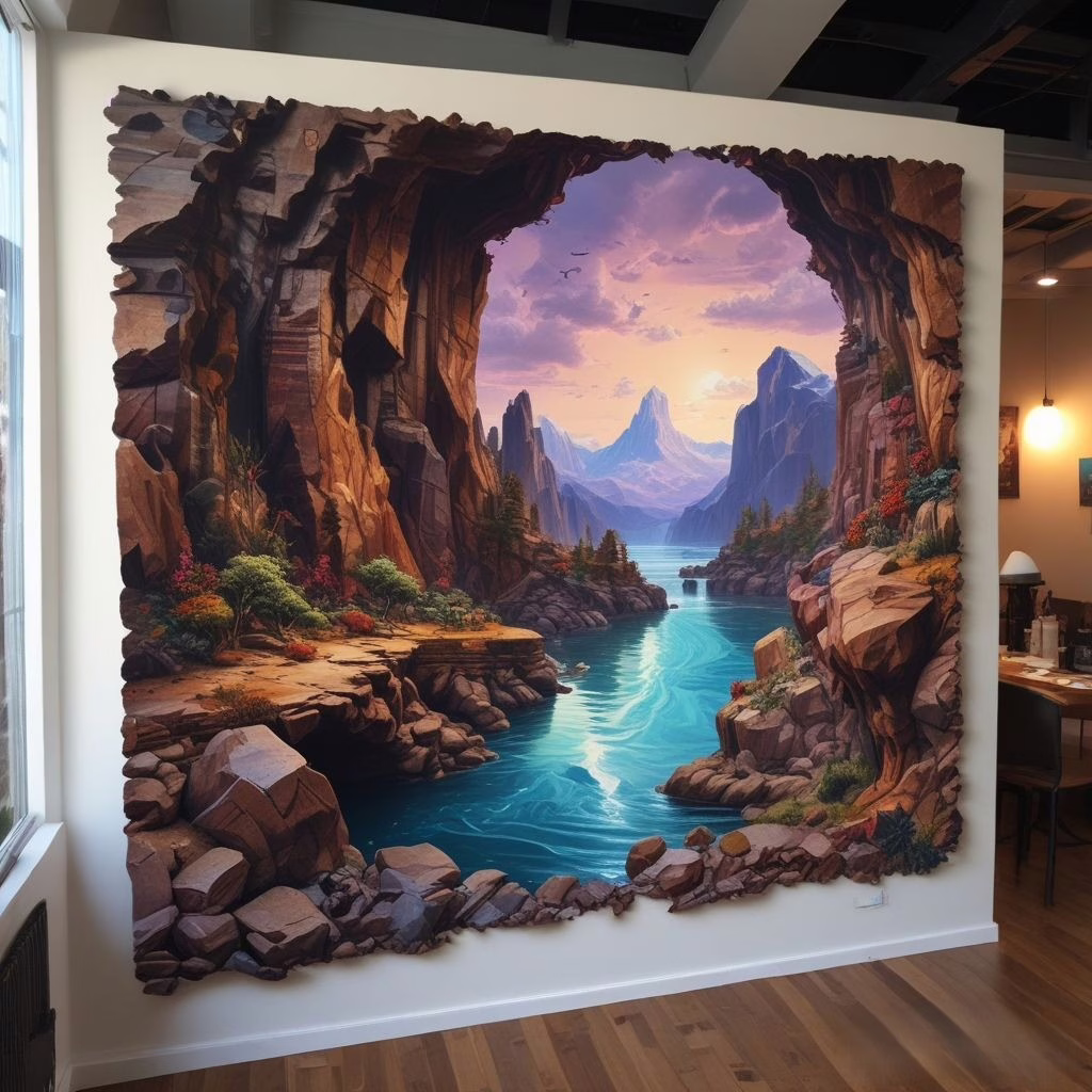 3d Art On The Wall 80