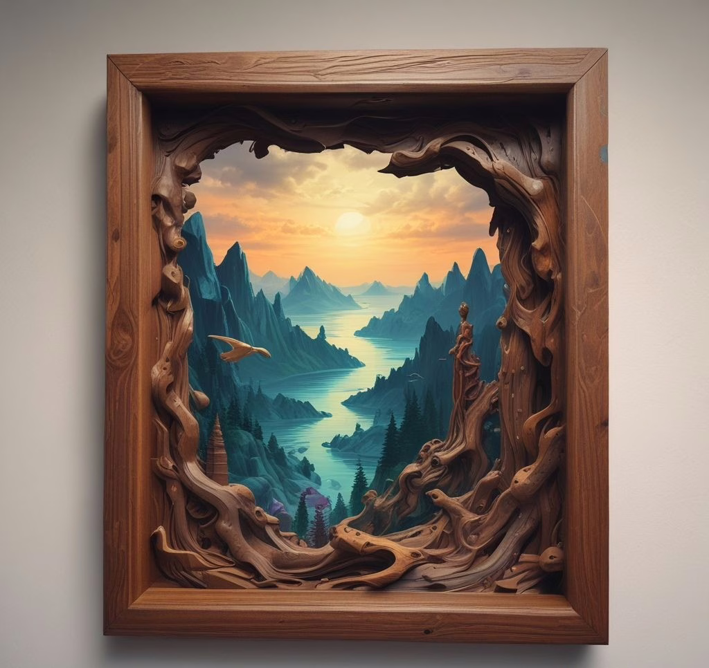 3d Art On The Wall 9