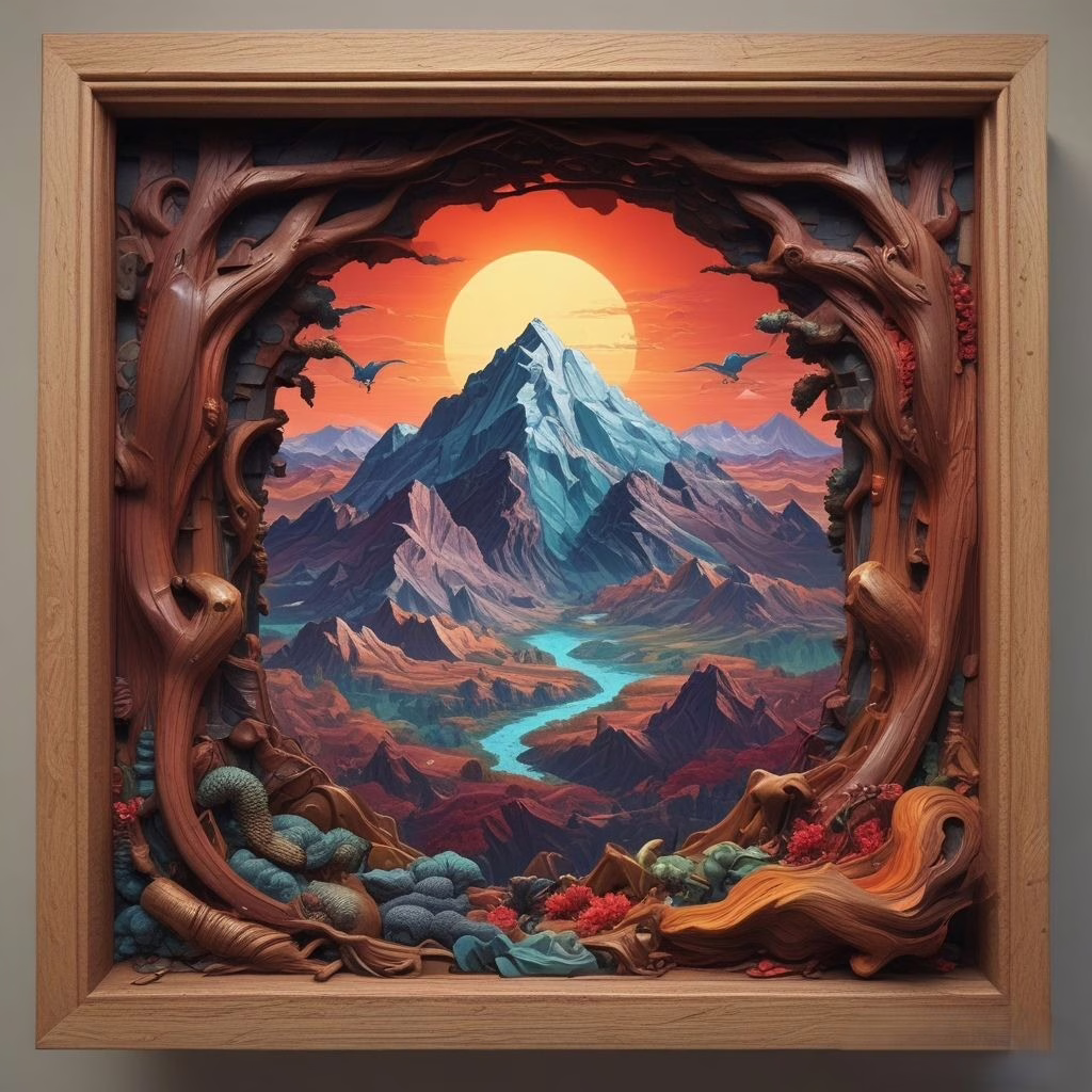 3d Art On The Wall 95