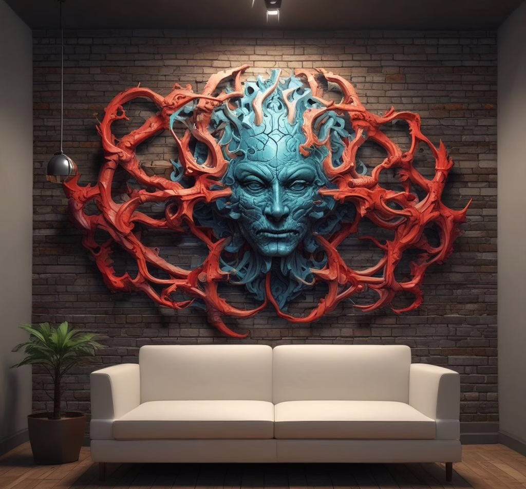 3d Art On The Wall 97