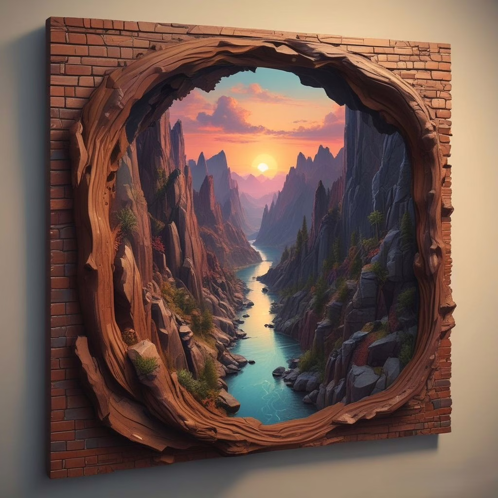 3d Art Wall Decoration D2 1